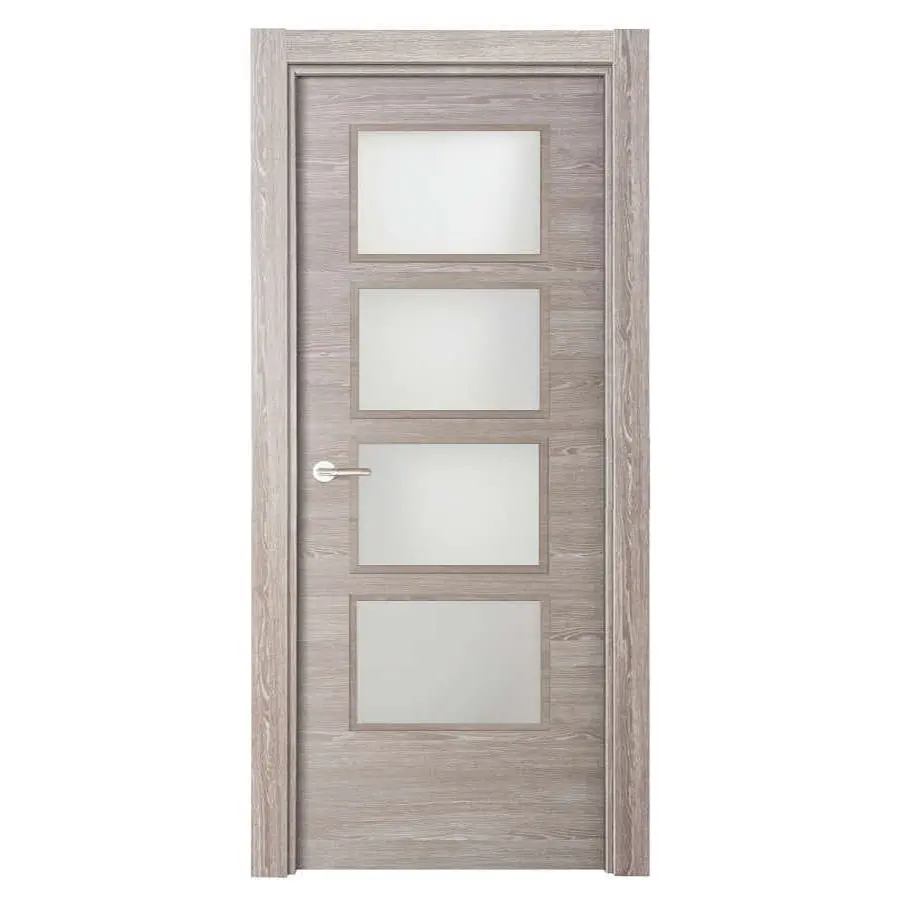 BLOC PTA. VITRALL FAB. LLIS XAPA TRAVESSA ROURE FINLANDÈS LAMINAT