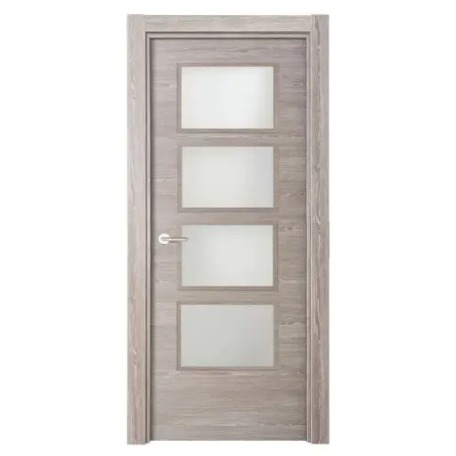 BLOC PTA. VITRALL FAB. LLIS XAPA TRAVESSA ROURE FINLANDÈS LAMINAT